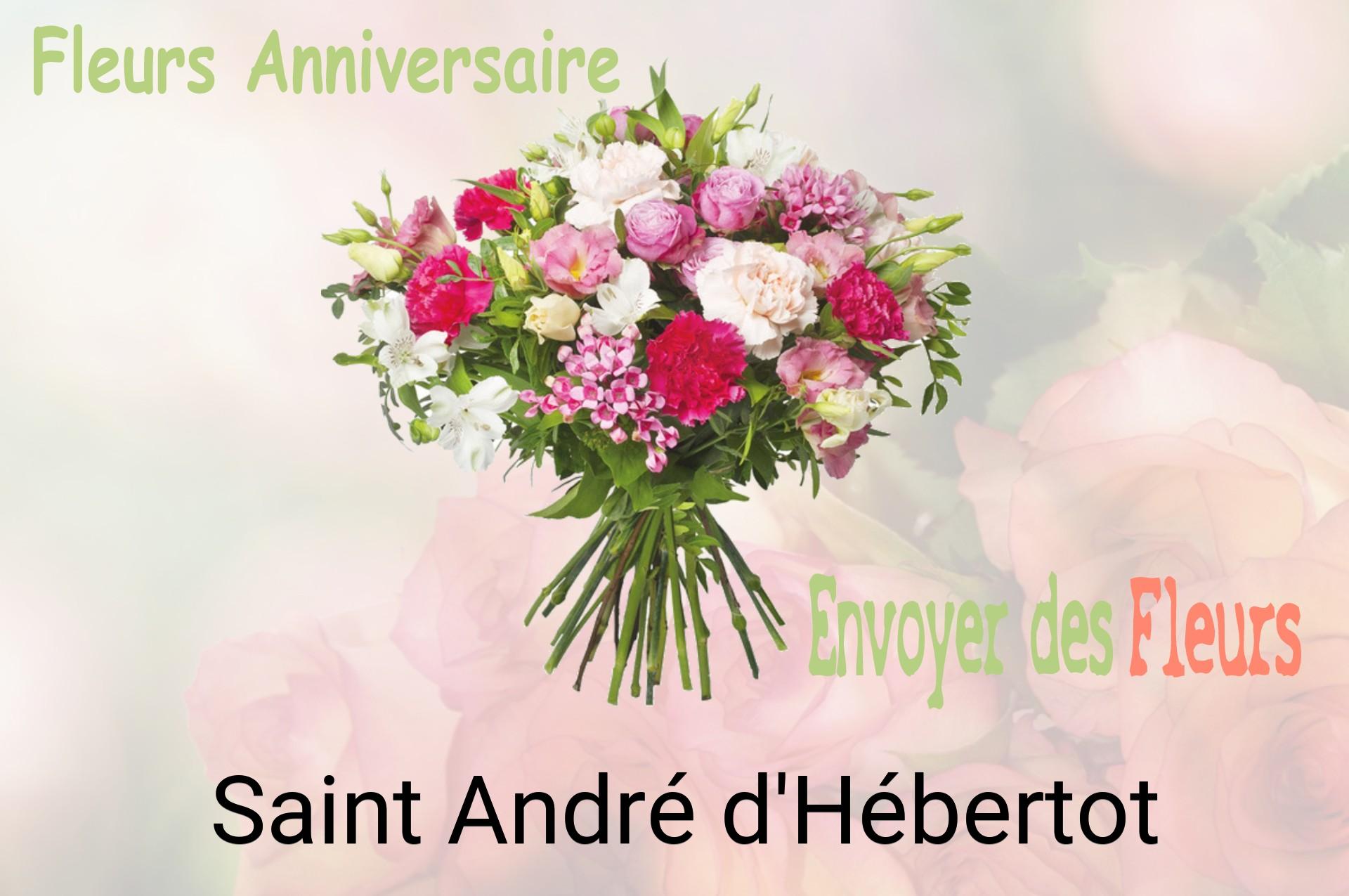 Bouquet de fleurs d’anniversaire livré à Saint-André-d'Hébertot