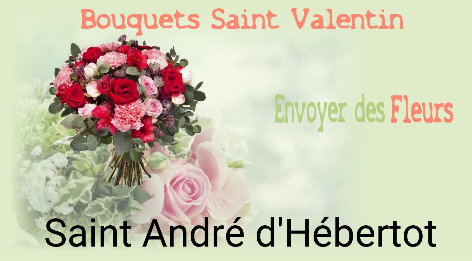 Roses de Saint-Valentin livrées à Saint-André-d'Hébertot